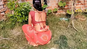 Hot begum looking horny and romantic outdoor sex video